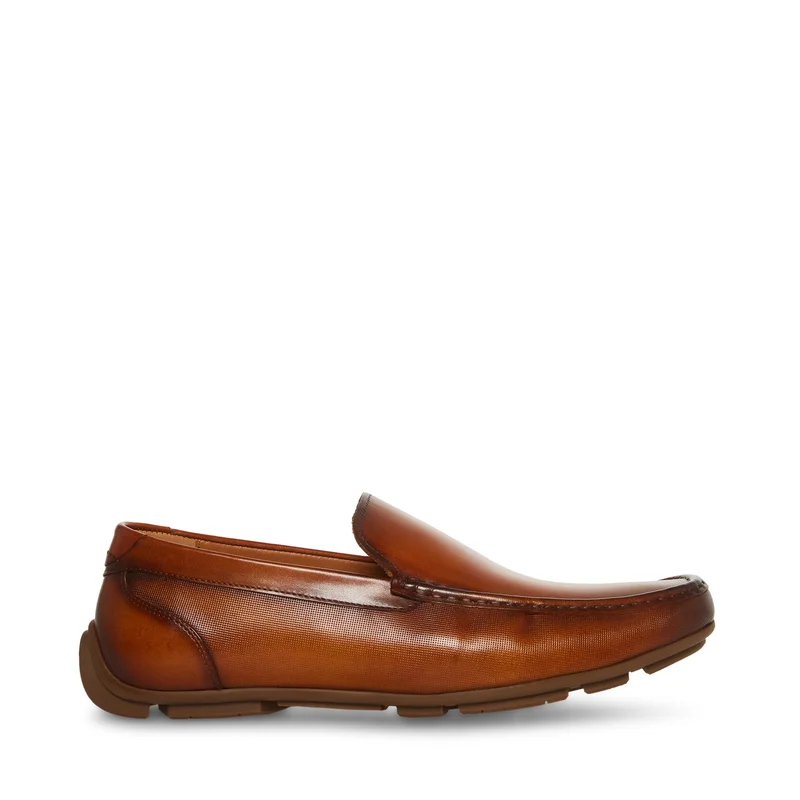 STEVE MADDEN Steve madden kalle cognac leather loafers